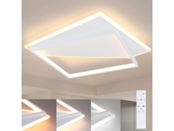 Zmh Lámpara De Techo Led Moderna Con Control Remoto Y Cambio De Color