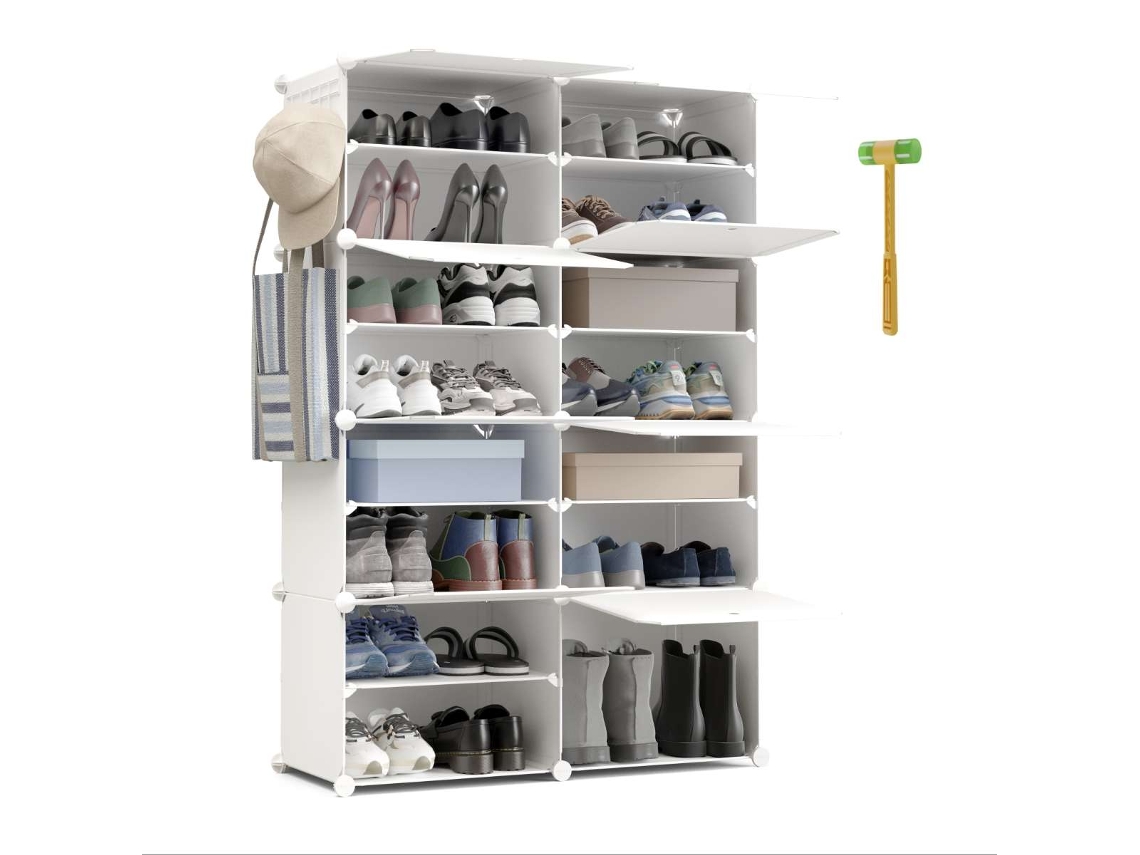 Zapateros 83x32x155cm Newlux Cube C10 10 Compartimentos, 40 Pares (83x32x155cm)