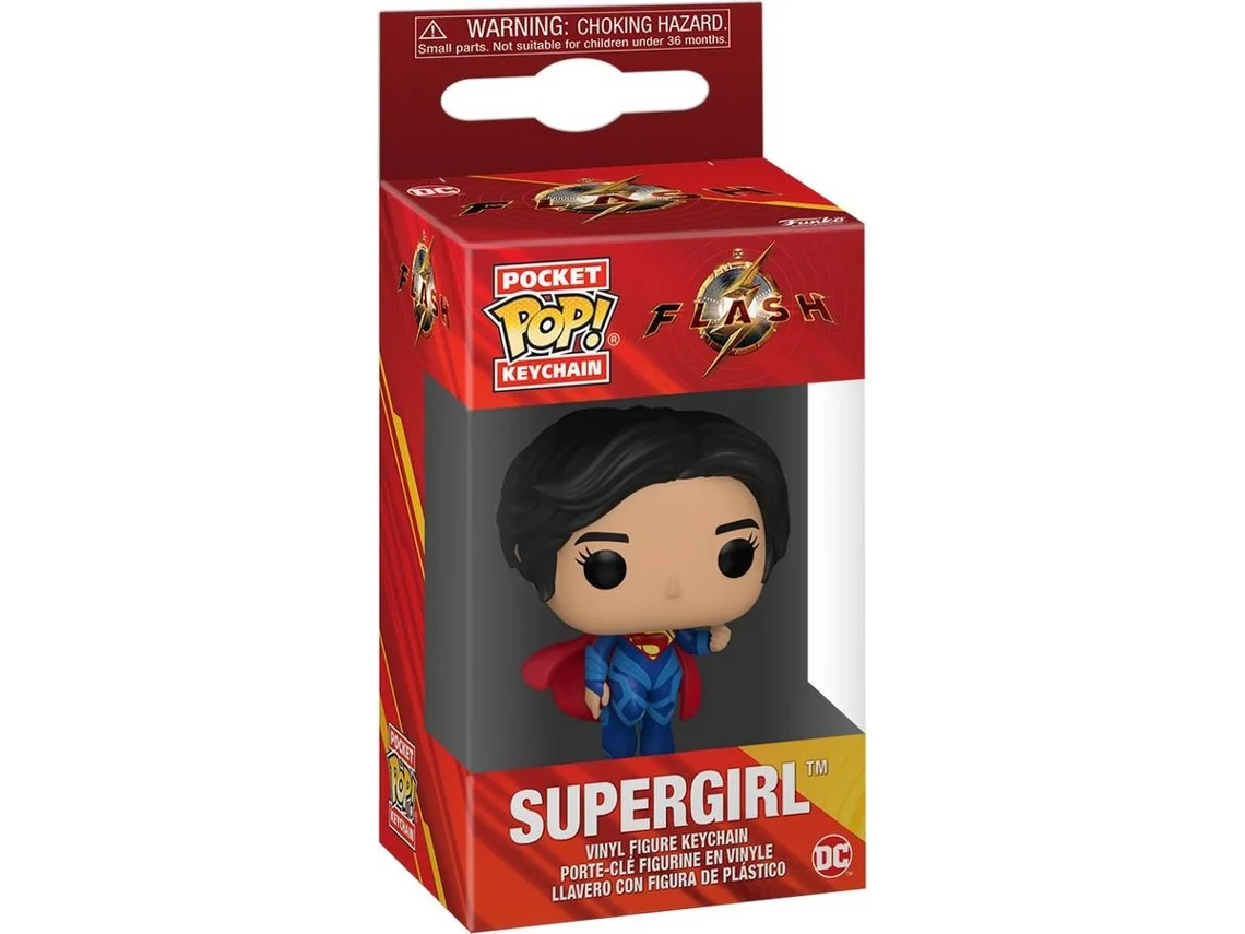 POP KEYCHAIN: THE FLASH- SUPERGIRL