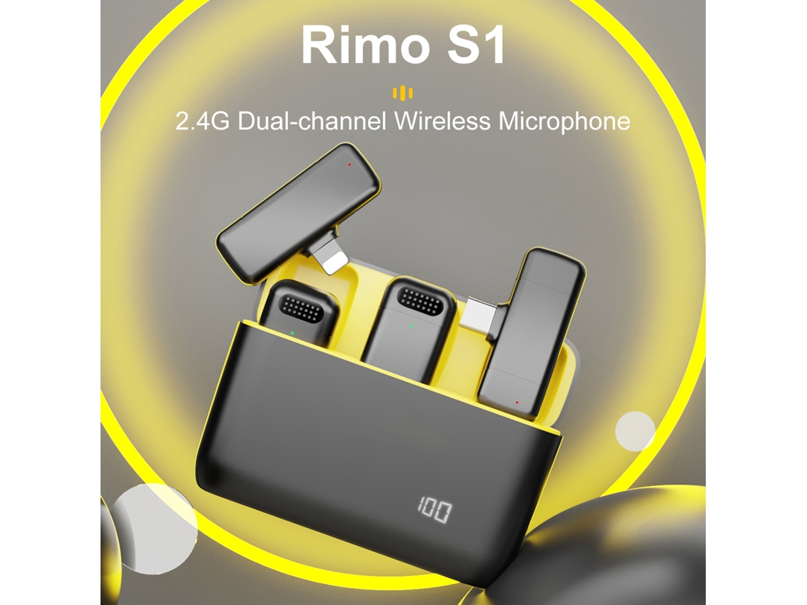 2026-micrófono Lavalier Inalámbrico Para Teléfono Android Smartphone, Micrófono Lapel Clip On Sistema Inalámbrico