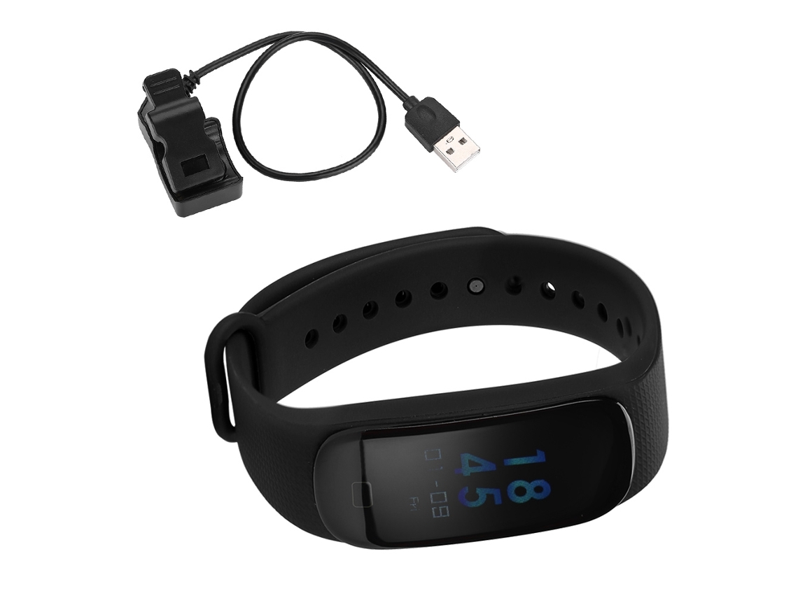 Pulsera Inteligente Bluetooth Impermeable Rastreador De Fitness Con Monitor De Presión Arterial Y Frecuencia Cardíaca