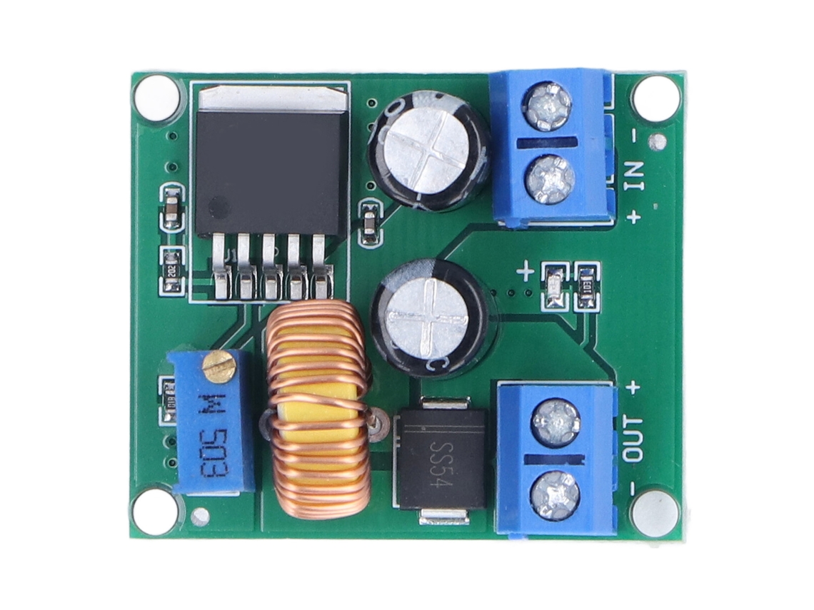 Módulo Convertidor Cc A Cc Ajustable, Regulador De Voltaje Elevador De 80 W, De 3 V-35 V A 4 V-40 V.