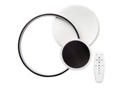 Lámpara De Techo Rea App1709-c Black Led +remote Control