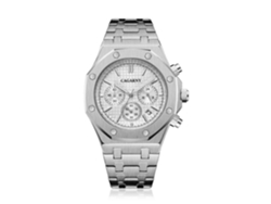 Reloj Cagarny 6835 para hombre con pulsera de acero y cuarzo simple Hengrongshen