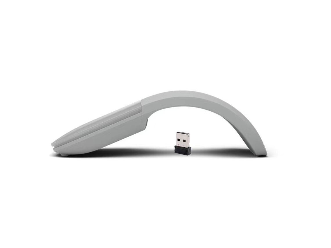 Ratón Ergonómico Inalámbrico Bluetooth Para Ordenador Portátil Y Windows Gris