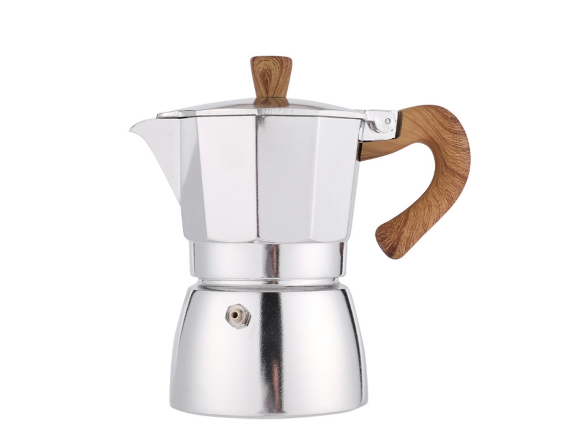 Cafetera olla olla aluminio moca expreso percolador olla cafetera cafetera cafetera casa al aire libre estufa cafetera cafetería herramientas | Cafeteras