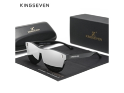Gafas de sol polarizadas para uso general con protección UV400 y lentes TR 90 MDUG (plateadas)