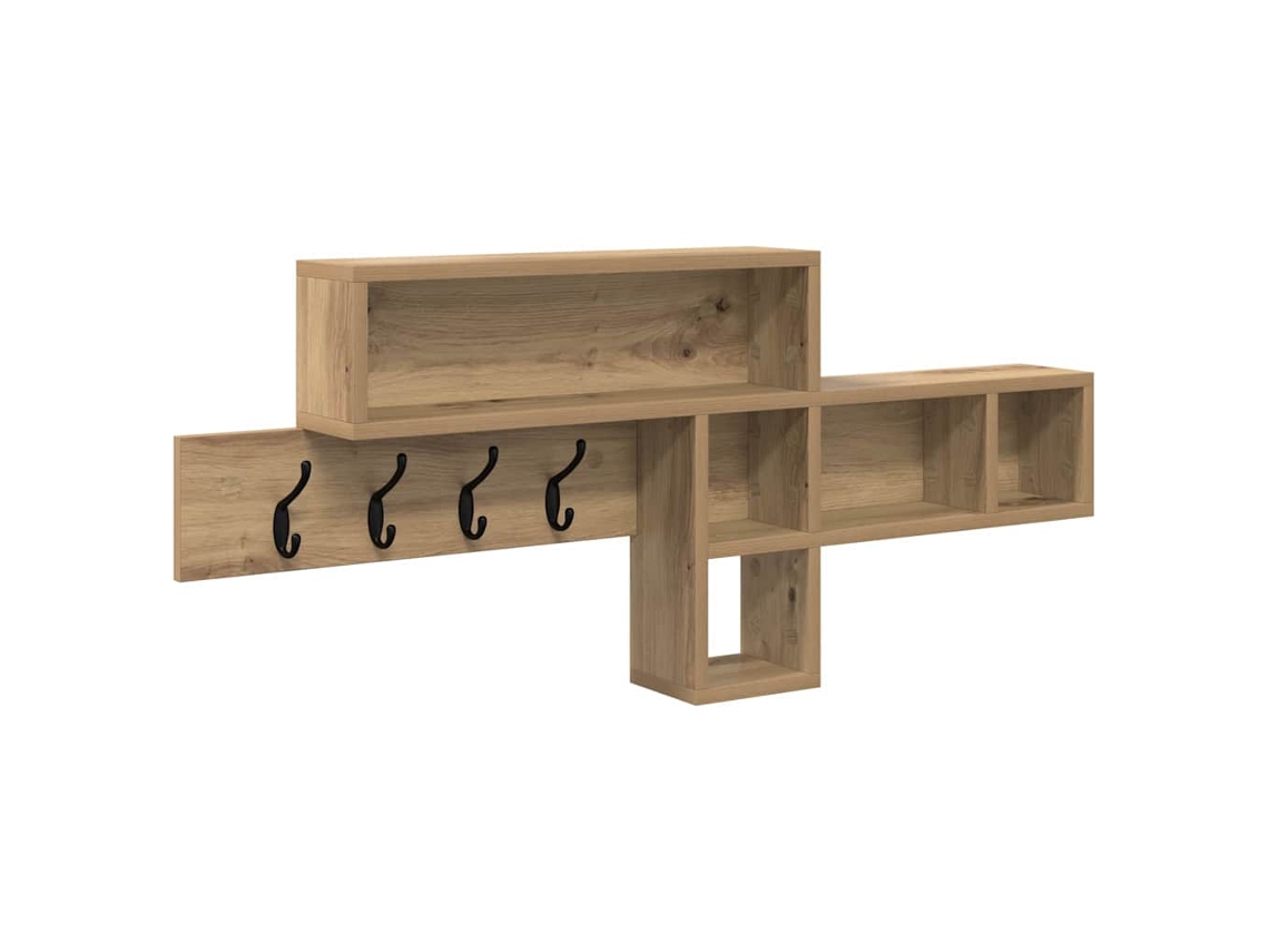 Maison Exclusive - Perchero De Pared Roble Artesanal 100 X 12 X 43,5 Cm