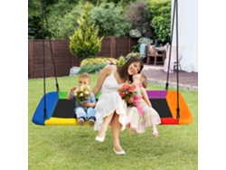 Columpio nido para niños, de 100 a 180 cm, con cuerdas ajustables, de colores | NORTHIX