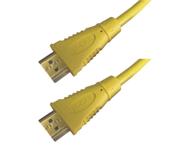 Cable HDMI M-CAB (HDMI - HDMI - 2 m - Amarillo)