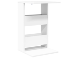 Mesa auxiliar blanca MAISON EXCLUSIVE en madera procesada 40x35x60,5 cm