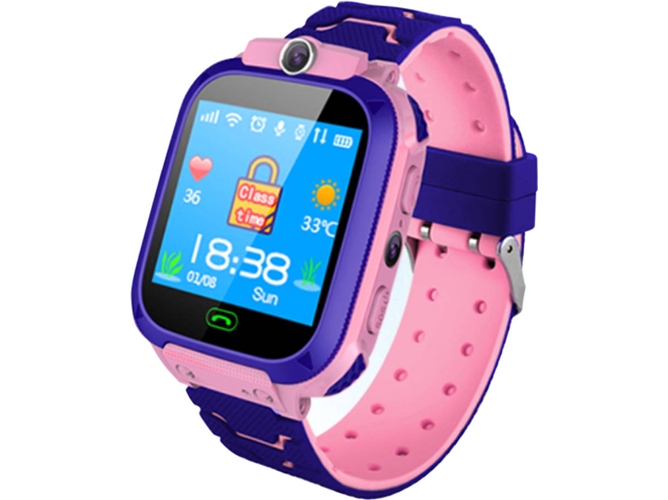 Smartwatch S12B Multifunctional Kids Android/ IOS 1.44'' Rosa
