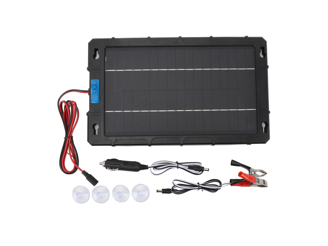 Panel solar impermeable de silicio monocristalino profesional y eficiente, 15 W, 18 V, panel de carga solar para camping, senderismo, viajes y actividades al aire libre.