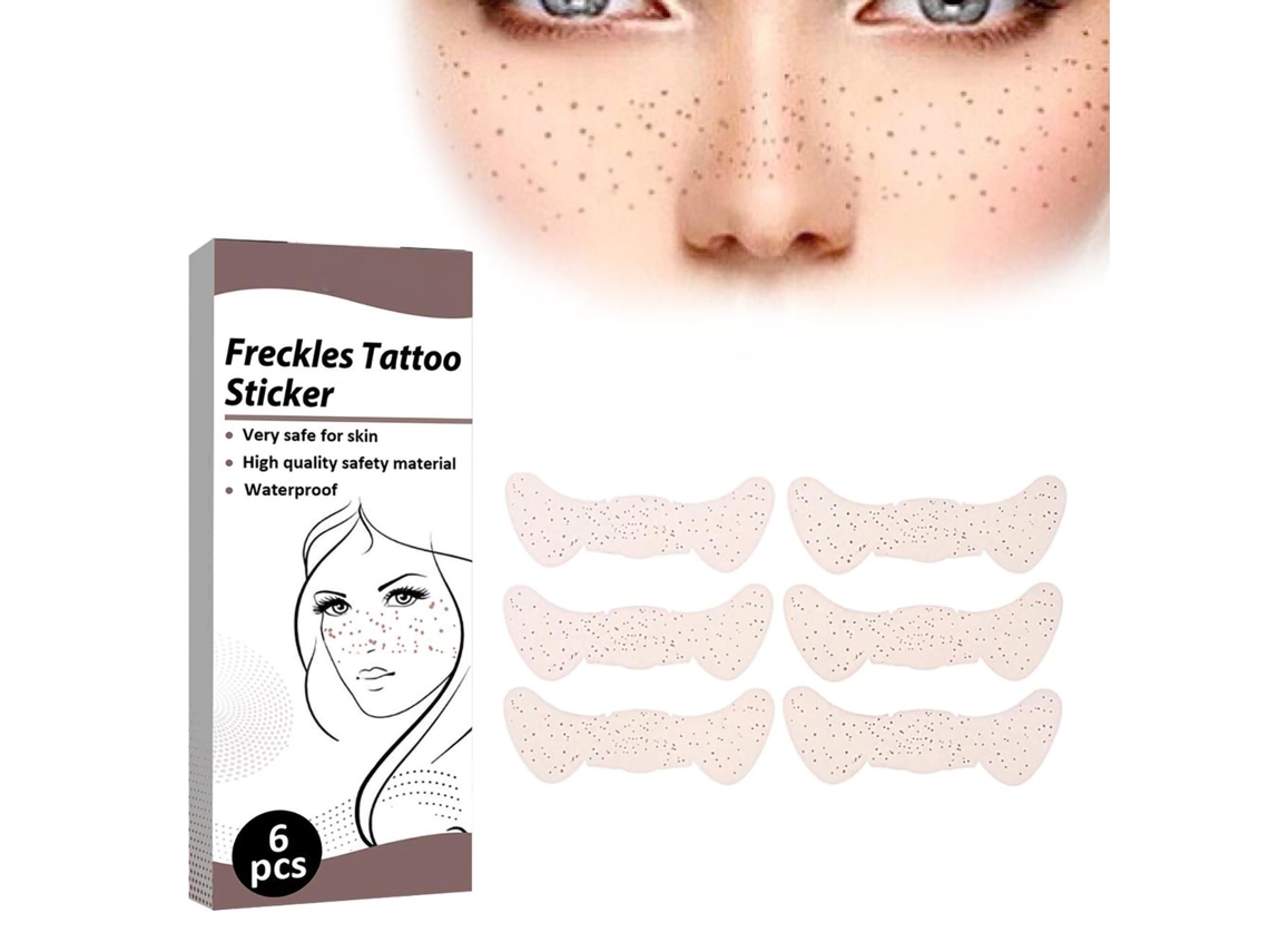 Tatuajes Temporales De Pecas Para El Rostro - Pegatinas - Accesorios De Maquillaje
