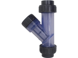 Filtro En Y De Pvc 40mm Con Malla Para Acuario E Irrigación Strainer Tubular