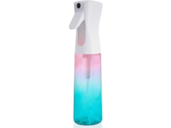 Botella de spray para cabello, botella de spray continuo, adecuada para cabello, 10 oz, 300 ml, rellenable, vacía, Rosewell