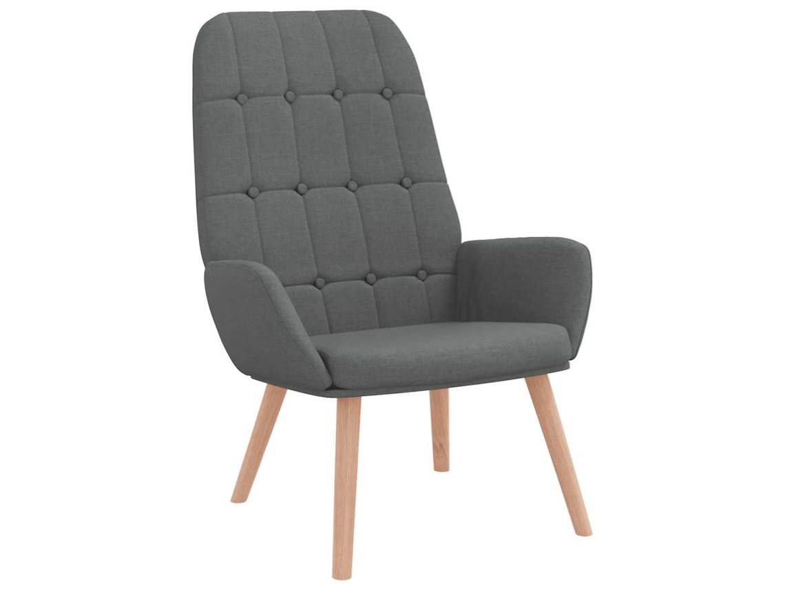 Sillón relax de tela gris vidaxl