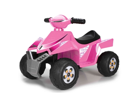 Moto Infantil FEBER Quad Racy Pink 6V