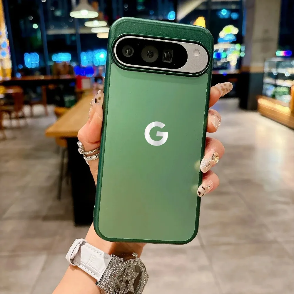 (verde, Google Pixel 8) Funda De Lujo Mate Para Teléfono, Cómoda Al Tacto, Cubierta Trasera De Policarbonato A Prueba De Golpes.