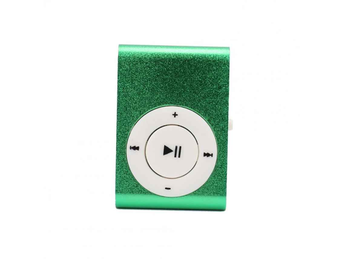 Lector MP3 Música estéreo Carga USB Verde