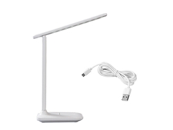 Lámpara De Escritorio Led Con Protección Ocular, Carga Usb, Interruptor Táctil, Plegable Para Estudiar.