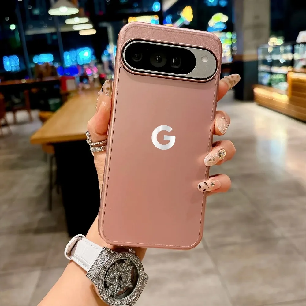 (rosa, Google Pixel 7a) Funda De Lujo Mate Para Teléfono, Cómoda Al Tacto, Cubierta Trasera De Policarbonato A Prueba De Golpes.