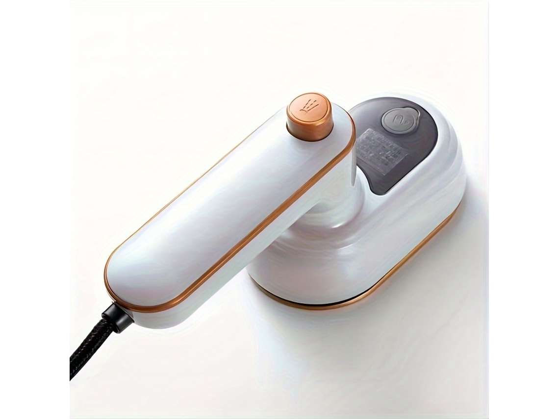 Cuich Mini Iron Plancha portátil para planchado en seco y húmedo, vaporizador antiarrugas, calentamiento rápido, plegable 180°, color blanco