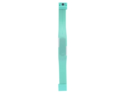 Reloj Digital Led Para Niños, Con Correa Rectangular De Plástico Verde.