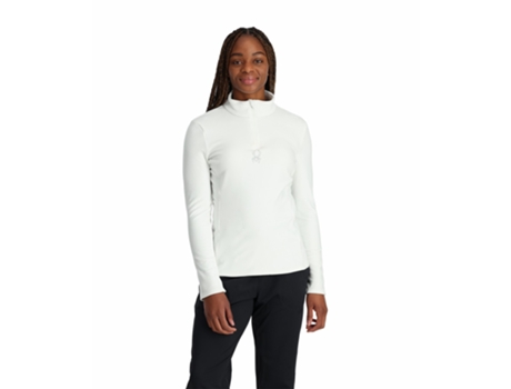 Chaqueta de Mujer SPYDER Rebeca Cremallera Shimmer Punto Blanco (XL)