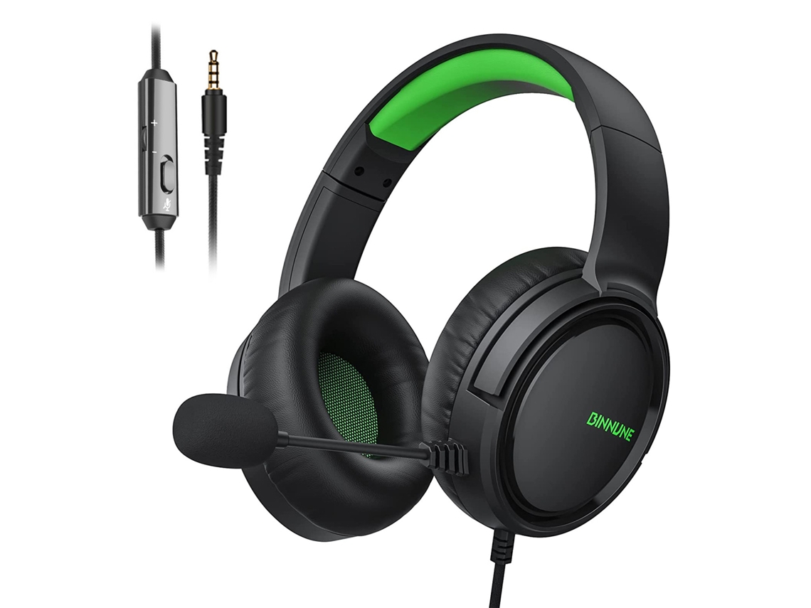 Auricular Con Micrófono Cancelador De Ruido Binnune Bg02 Auricular Gaming Cableado Para Pc