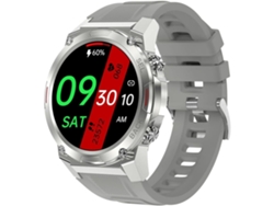 Smartwatch militar AMOLED de 1.43" para hombre, con función de llamadas, monitor de actividad física, IP68, 400 mAh y canales.