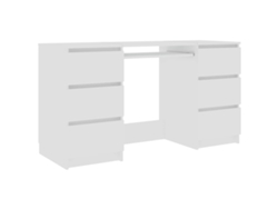 Escritorio secretaria 140x50x77 cm Contrachapado Blanco MAISON EXCLUSIVE