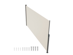 Toldo lateral retráctil Succebuy de 63" x 118", mampara divisoria para patio