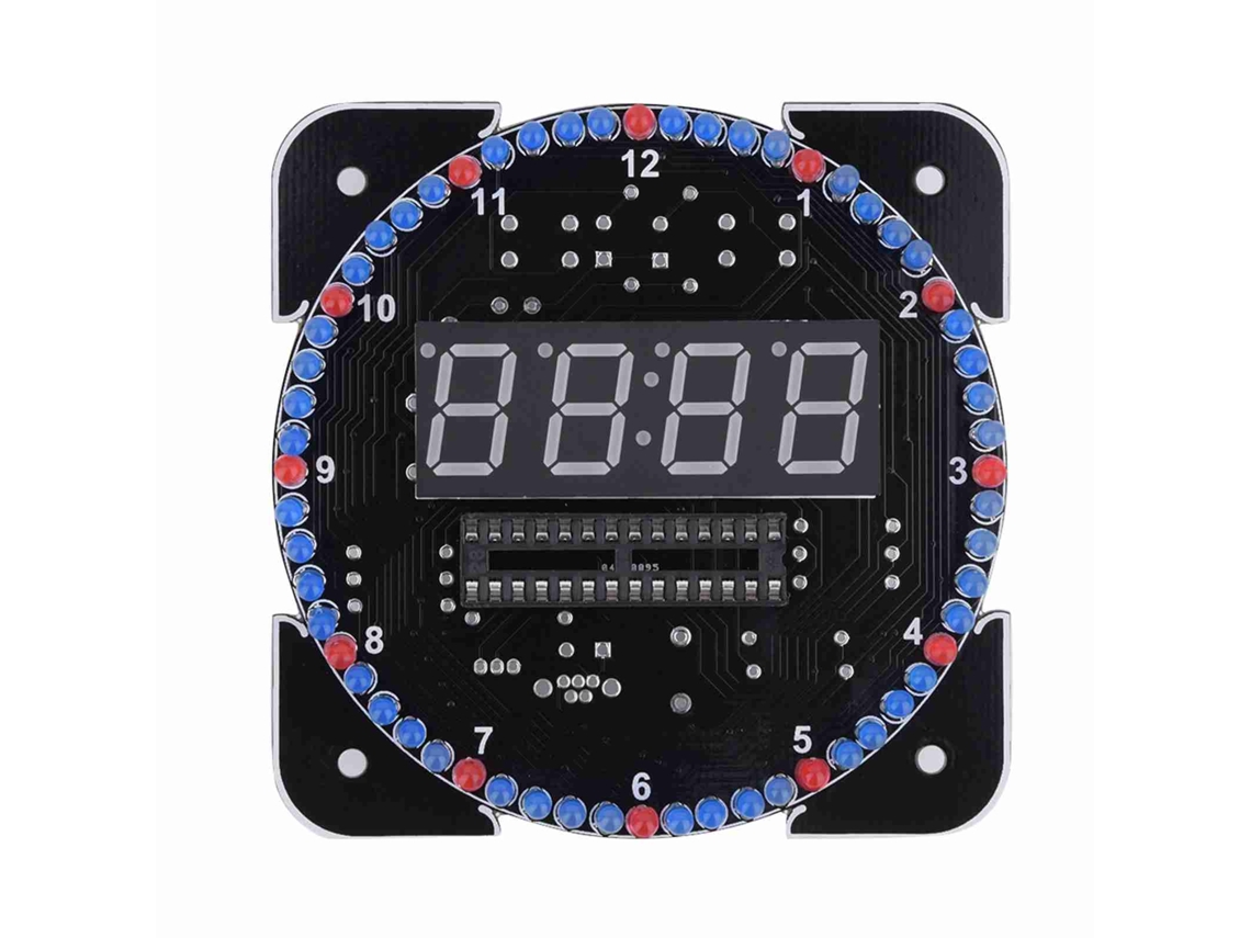 Kit De Reloj Electrónico (control De Luz, Rotación, Pantalla De Temperatura)