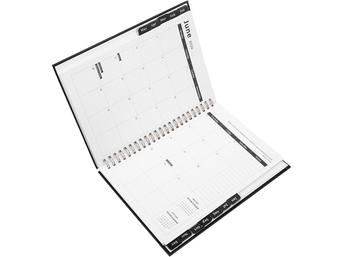 Agenda Espiral Sin Fecha, Cuaderno De Planificación Semanal Y Mensual, Organizador De Tareas...