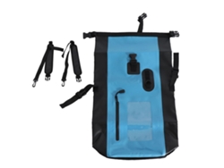 Mochila Impermeable Roll-top Resistente Bolsa Seca Con Bolsillo Delantero Cremallera Para Kayak Y Rafting