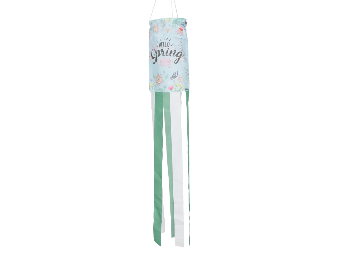Guirnalda De Primavera Para Decoración Exterior, Jardín, Balcón, Patio Trasero, Poliéster Verde Claro.