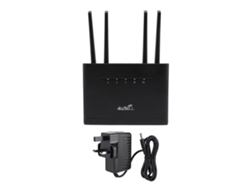 Router Inalámbrico 4g Lte De 300 Mbps Con 4 Antenas De Alta Potencia, Ranura Para Tarjeta Sim, Punto De Acceso Móvil Y Enchufe Británico De 100-240 V Para Portugal.