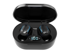Fones De Ouvido Bt 5.0 Sports Mini Estéreo Hifi Sem Fio Com Tela Led De Potência Preto