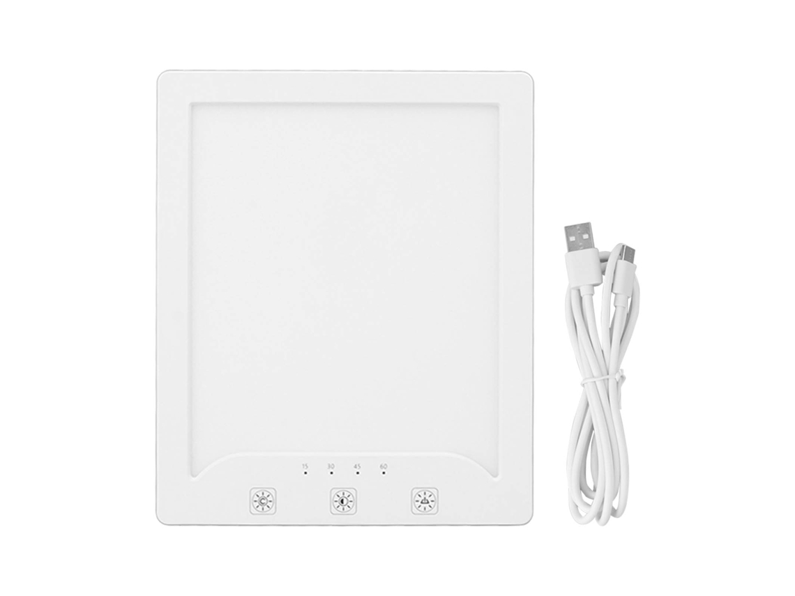 Rebe-lámpara De Fisioterapia Led Sin Uv Luz Simulada De Sol 10000lx 3 Temperaturas De Color 10 Brillos Usb