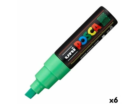 Marcador POSCA PC-8K Verde (6 Unidades)