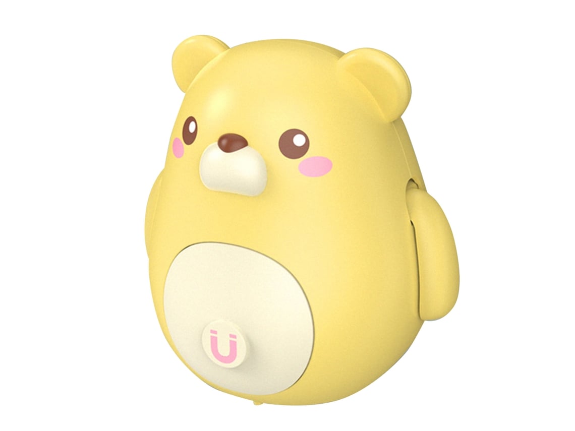 Rebe-juguete De Oso Lindo Columpio Magnético Animal Niño Dibujo Animado Adorno Juego Diario Actividad Padre Hijo Amarillo