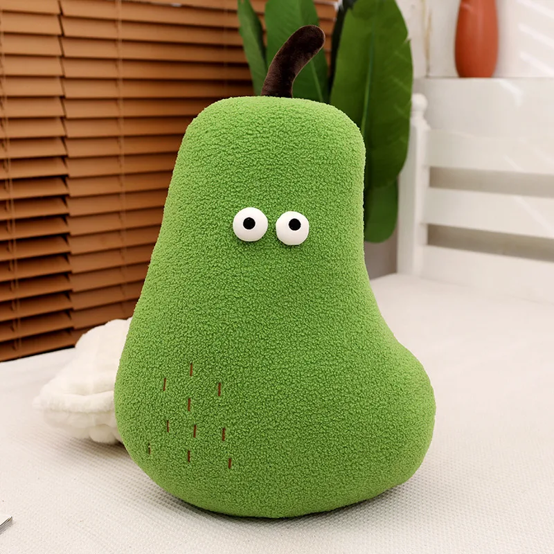 Cojín Decorativo Para Adultos Con Forma De Pera (verde, 65 Cm), Cojín Para Sofá, Cojín Cómodo.