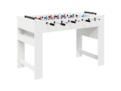 Mesa De Futbolín De Madera Elaborada Vidaxl Blanco Madera Elaborada (125 X 60,5 X 80 Cm)