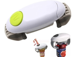 Abridor automático de frascos, herramienta de cocina de un solo toque, abrelatas eléctrico para personas mayores y personas nostálgicas.