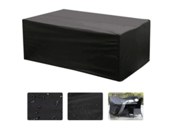 KOFIHETY Funda impermeable de tela Oxford, resistente a las manchas, para muebles de exterior, duradera y de alta resistencia, diseño ajustado, lavable a máqui