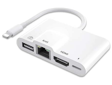 Adaptador De Iluminación Hdmi 4 En 1 HDMI1212-Y30 Blanco