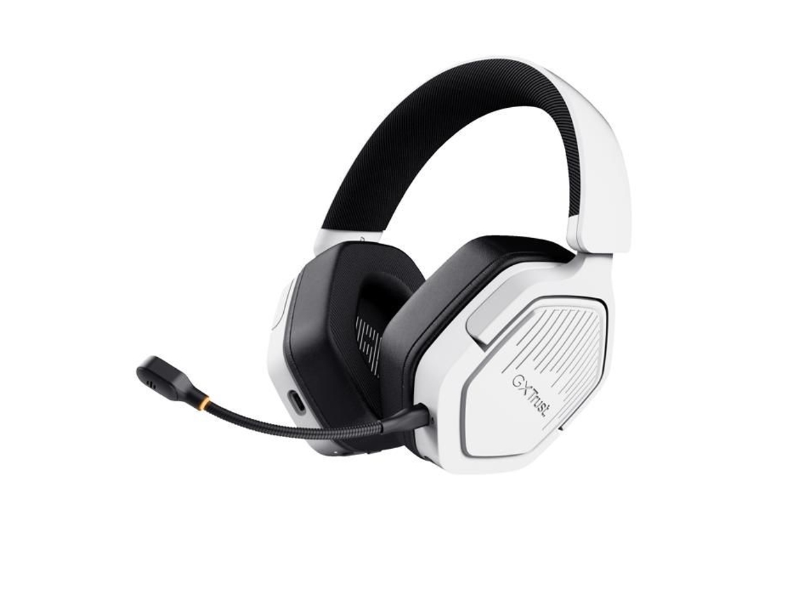 Casco Gamer Trust Gxt 1493w Ravox Sem Fio Bluetooth 2.4 Ghz Para Ps5 Ps4 Switch Pc Móvil, Blanco Generic