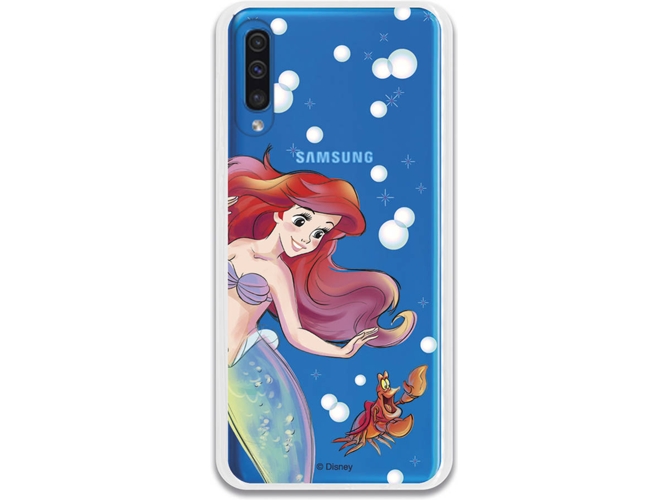 Carcasa Samsung Galaxy A50 DISNEY Ariel y Sebastián Multicolor