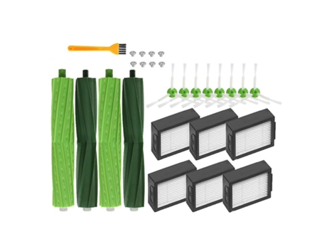 Escova principal escova lateral filtro hepa para irobot roomba i7 i7 i6 i8 e5 e7